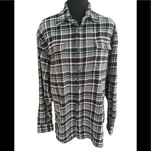 Jachs Men's Brawny Layer Button Up Flannel Shirt 974954 Size LT .